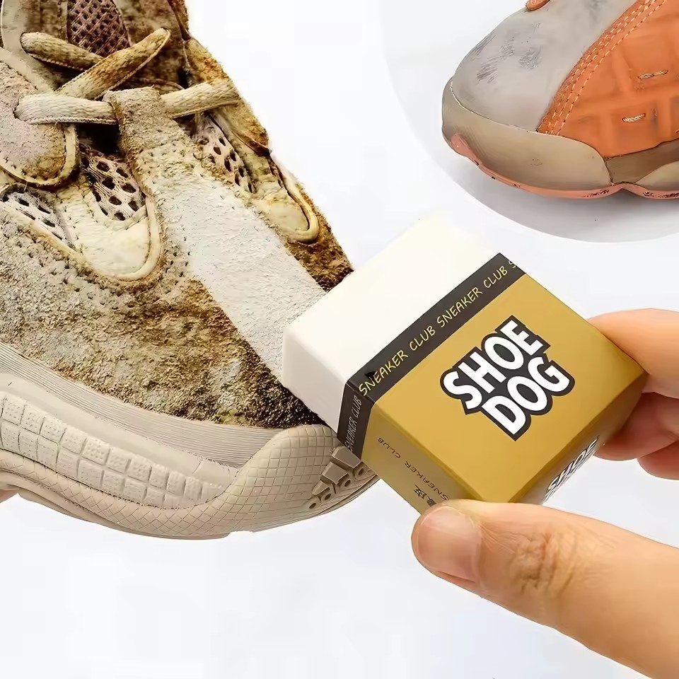 Sneaker Cleaner - Schuh-Radiergummi, tragbarer Schuhglanz, wasserdicht, Reinigung, Wildleder,