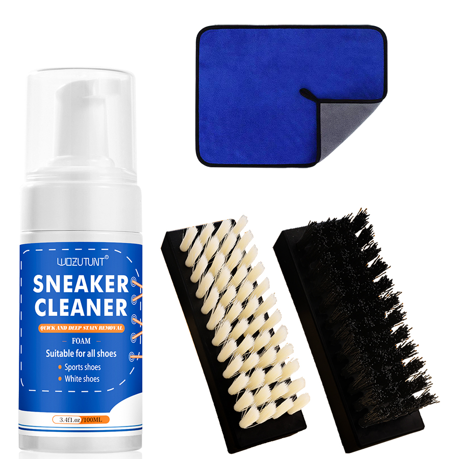 Sneaker Cleaner - Weißes Schuhreinigungsset für Sneakers, Segeltuch, Nubuk-Wildleder,