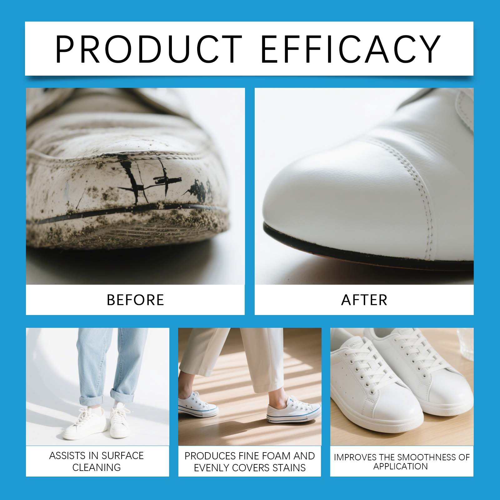 Weiße Schuhreinigungscreme Sne – Sneaker Cleaner Bewertung und Preis